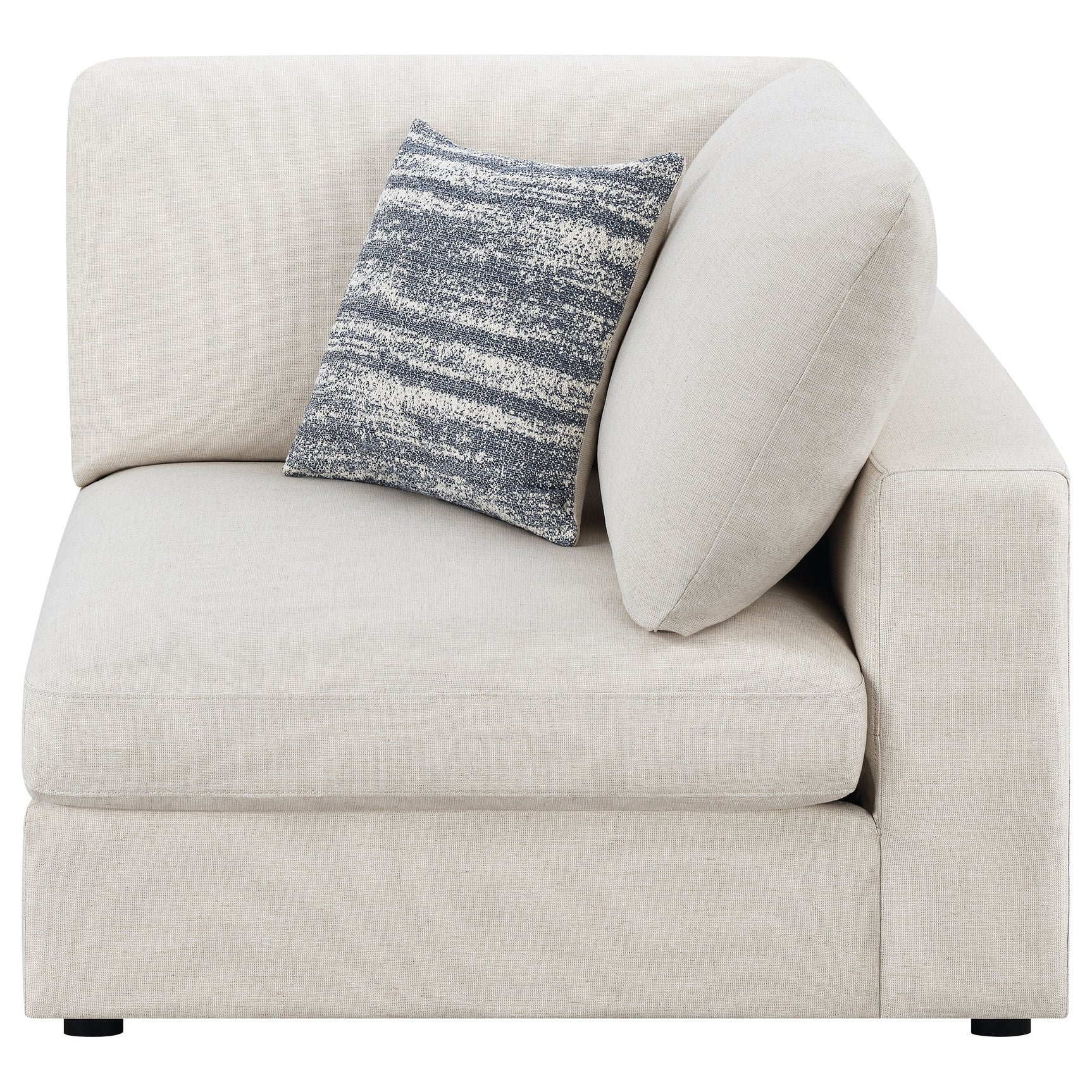 Serene Upholstered Corner Beige - Tampa Furniture Outlet