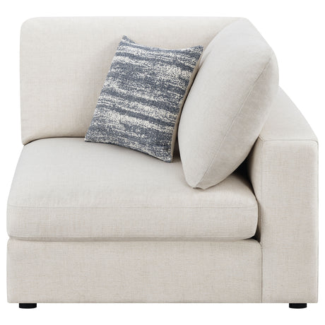 Serene Upholstered Corner Beige - Tampa Furniture Outlet