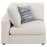 Serene Upholstered Corner Beige - Tampa Furniture Outlet