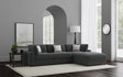 Tampa Furniture Outlet - Coaster - Serene 4-piece Upholstered Modular Sectional Sofa Charcoal - 551324-SETB