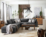 Tampa Furniture Outlet - Coaster - Serene 6-piece Upholstered Modular Sectional Sofa Charcoal - 551324-SET