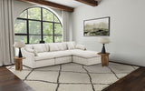 Tampa Furniture Outlet - Coaster - Hobson 4-piece Upholstered Modular Sectional Sofa Ivory - 551451-SETB