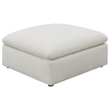 Hobson 6-piece Upholstered Modular Sectional Sofa Ivory - Tampa Furniture Outlet