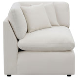 Hobson Upholstered Corner Ivory - Tampa Furniture Outlet