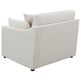 Hobson Upholstered LAF Chair Ivory - Tampa Furniture Outlet