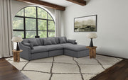 Tampa Furniture Outlet - Coaster - Hobson 4-piece Upholstered Modular Sectional Sofa Charcoal - 551455-SETB