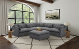 Tampa Furniture Outlet - Coaster - Hobson 6-piece Upholstered Modular Sectional Sofa Charcoal - 551455-SET