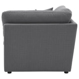 Hobson Upholstered Corner Charcoal - Tampa Furniture Outlet