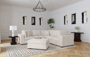 Tampa Furniture Outlet - Coaster - Lakeview 6-piece Upholstered Modular Sectional Sofa Ivory - 551461-SETA