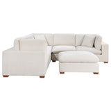 Lakeview 6-piece Upholstered Modular Sectional Sofa Ivory - Tampa Furniture Outlet