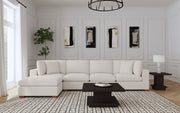 Tampa Furniture Outlet - Coaster - Lakeview 5-piece Upholstered Modular Sectional Sofa Ivory - 551461-SETB