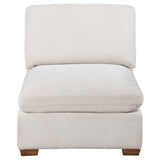 Lakeview 5-piece Upholstered Modular Sectional Sofa Ivory - Tampa Furniture Outlet