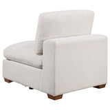 Lakeview 5-piece Upholstered Modular Sectional Sofa Ivory - Tampa Furniture Outlet