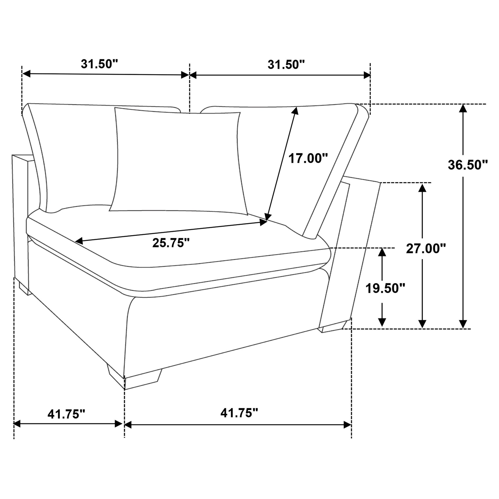 Lakeview 5-piece Upholstered Modular Sectional Sofa Ivory - Tampa Furniture Outlet