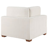 Lakeview Upholstered Corner Chair Ivory - Tampa Furniture Outlet