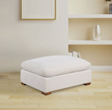 Lakeview Rectangular Upholstered Ottoman Ivory - Tampa Furniture Outlet
