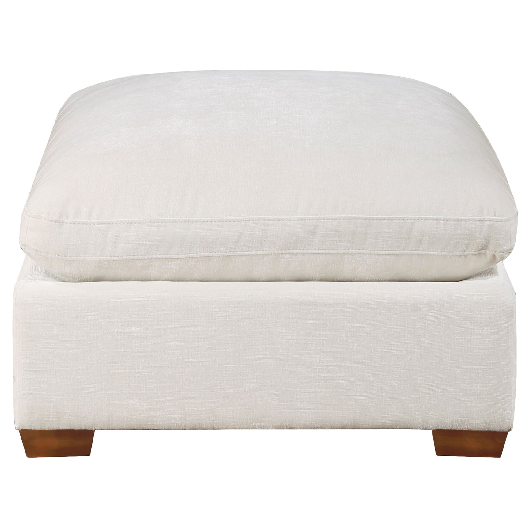 Lakeview Rectangular Upholstered Ottoman Ivory - Tampa Furniture Outlet