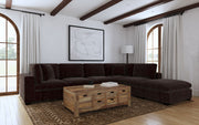 Tampa Furniture Outlet - Coaster - Lakeview 6-piece Upholstered Modular Sectional Chocolate - 551464-SET