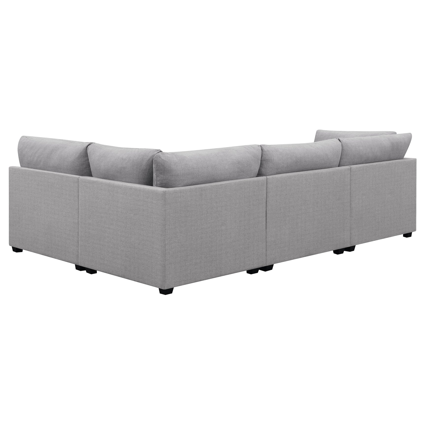 Cambria 4-piece Upholstered Modular Sectional Sofa Grey - Tampa Furniture Outlet
