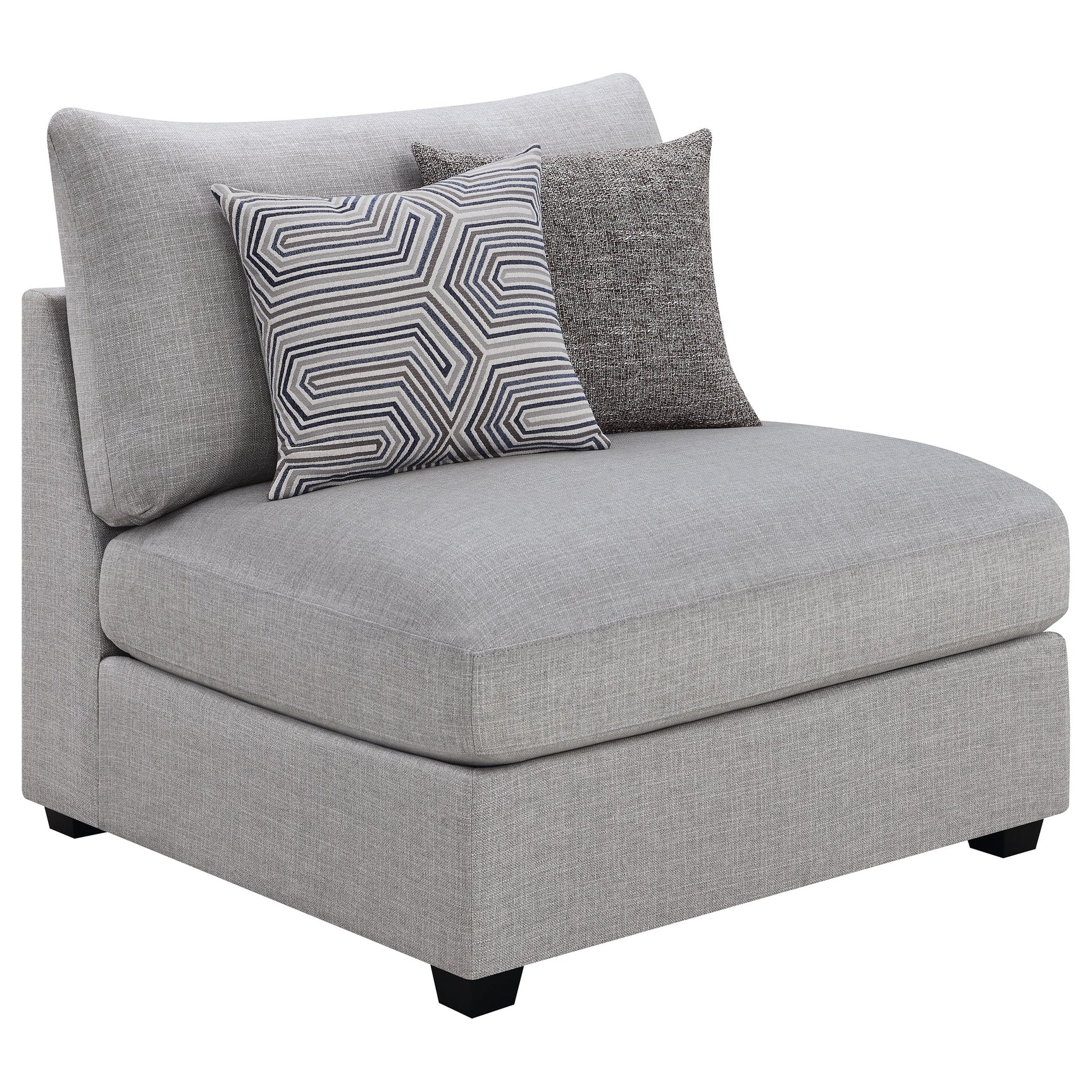 Cambria 6-piece Upholstered Modular Sectional Sofa Grey - Tampa Furniture Outlet