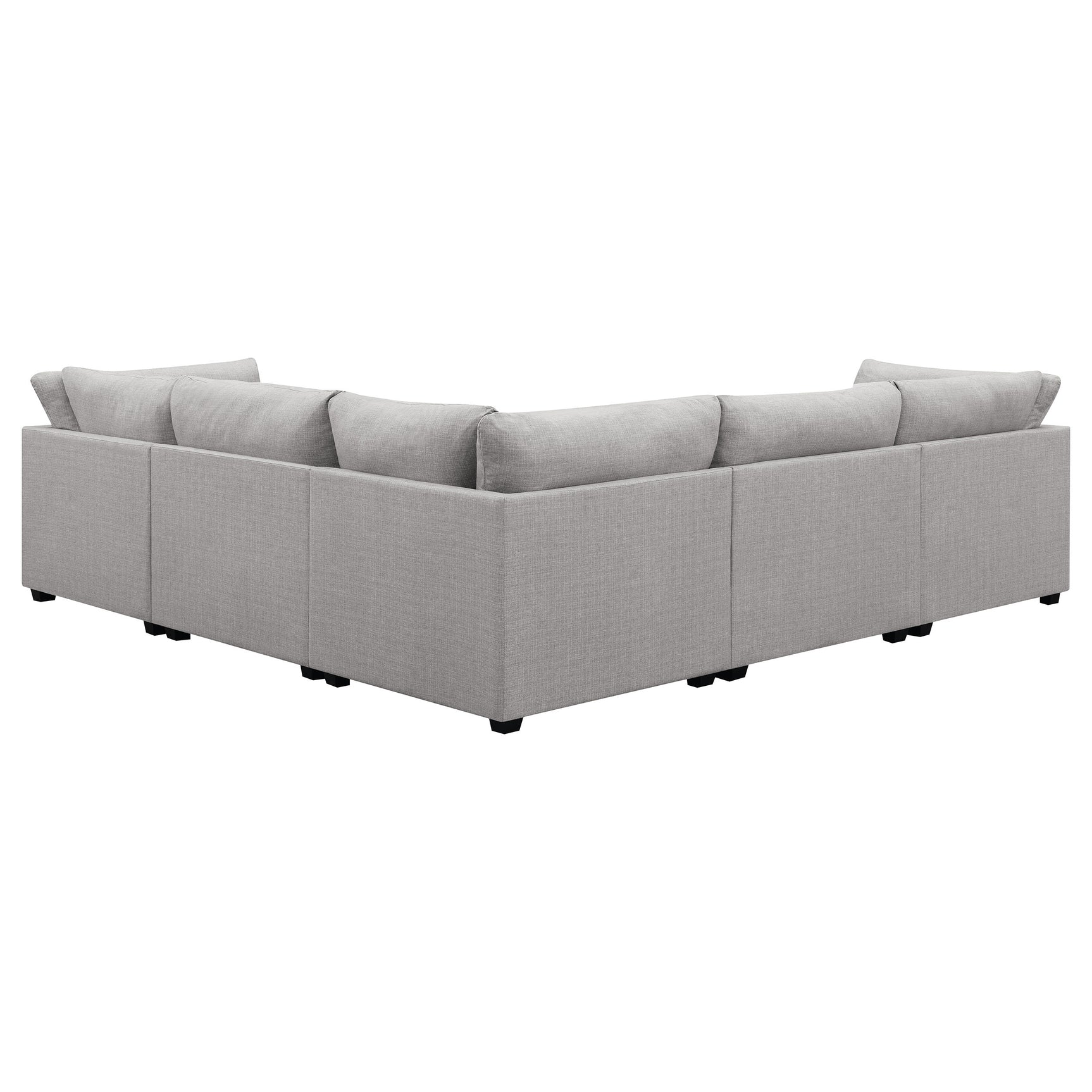 Cambria 6-piece Upholstered Modular Sectional Sofa Grey - Tampa Furniture Outlet