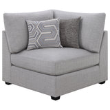 Cambria 6-piece Upholstered Modular Sectional Sofa Grey - Tampa Furniture Outlet