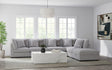 Tampa Furniture Outlet - Coaster - Cambria 6-piece Upholstered Modular Sectional Sofa Grey - 551511-SET