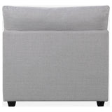 Cambria Upholstered Armless Chair Grey - Tampa Furniture Outlet