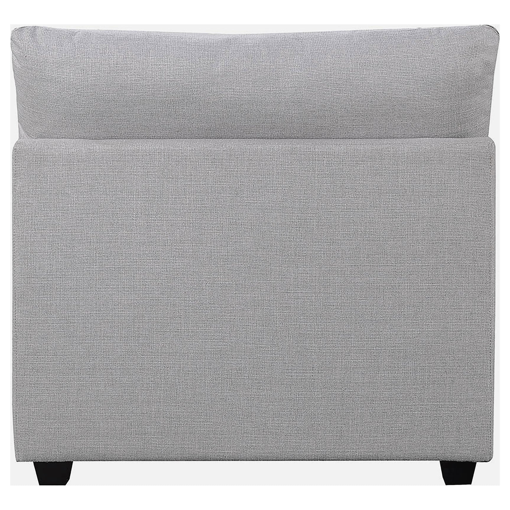 Cambria Upholstered Armless Chair Grey - Tampa Furniture Outlet