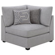 Tampa Furniture Outlet - Coaster - Cambria Upholstered Corner Grey - 551512