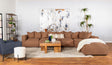 Tampa Furniture Outlet - Coaster - Jennifer 6-piece Upholstered Modular Sectional Terracotta - 551591-SET