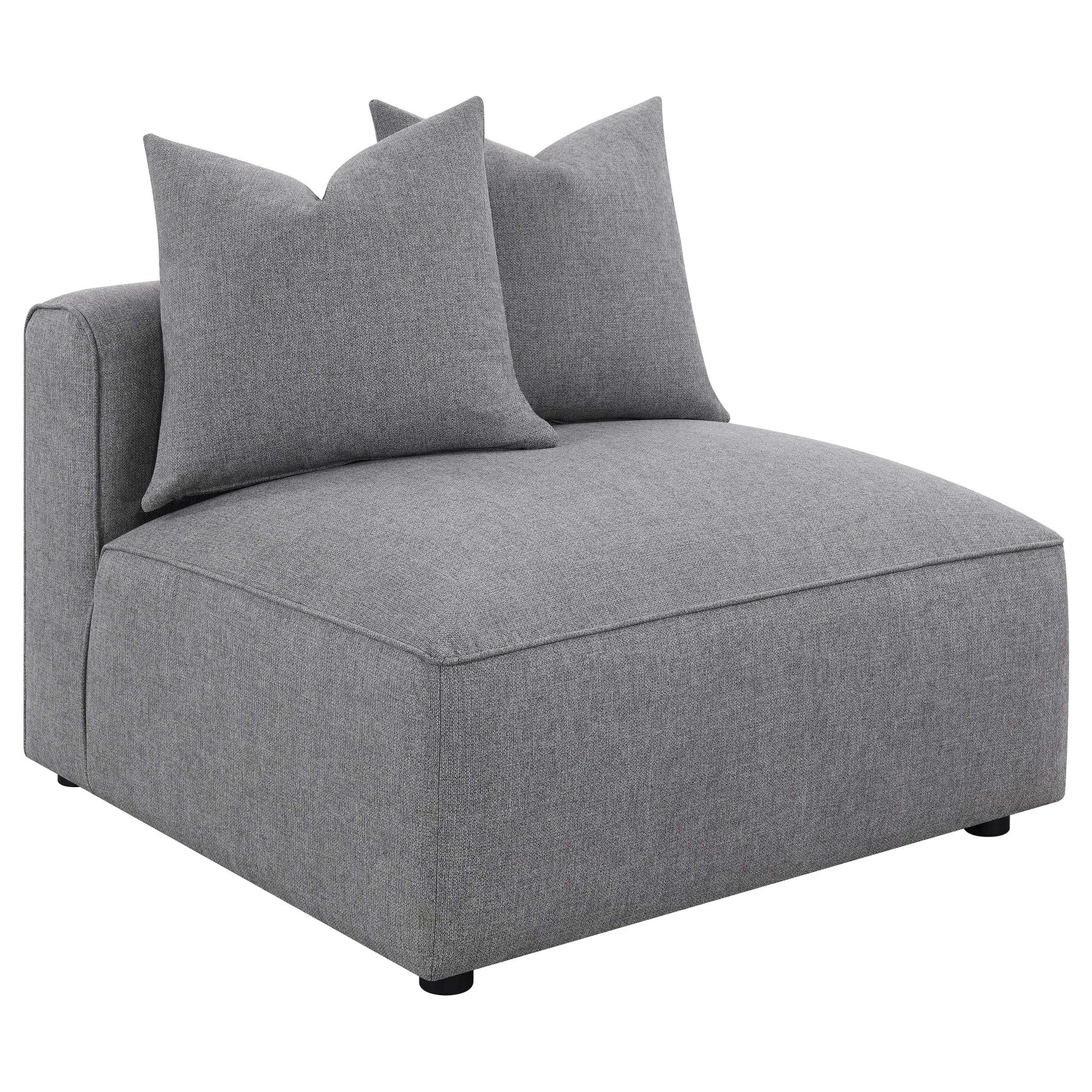 Jennifer 6-piece Upholstered Modular Sectional Grey - Tampa Furniture Outlet