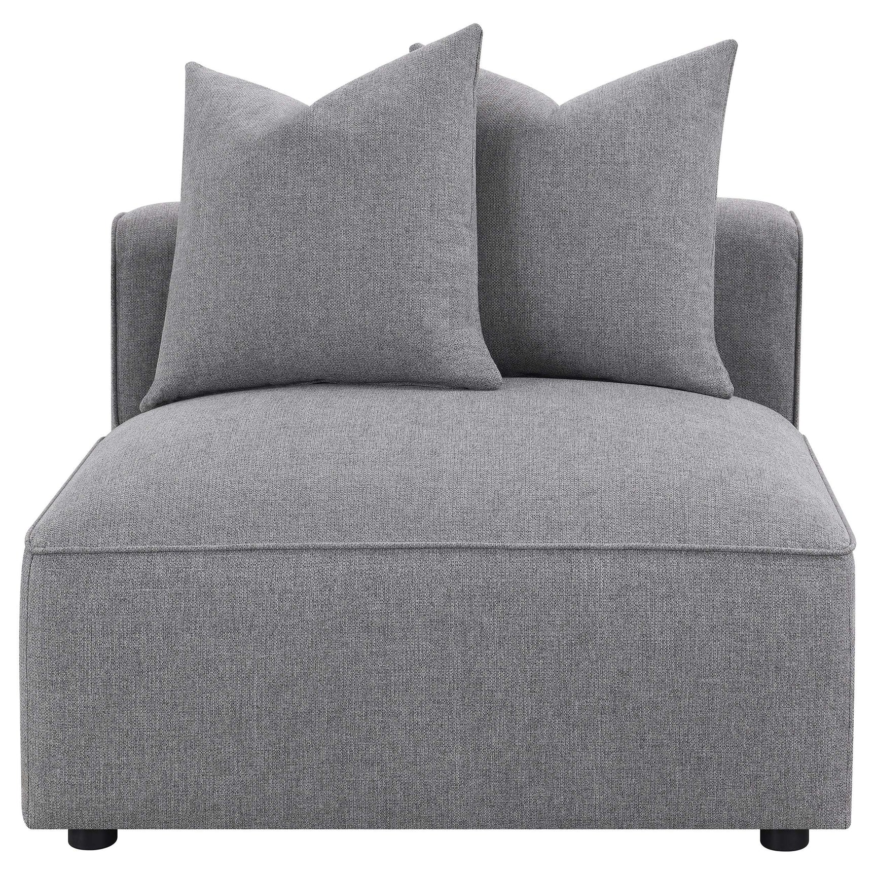 Jennifer 6-piece Upholstered Modular Sectional Grey - Tampa Furniture Outlet