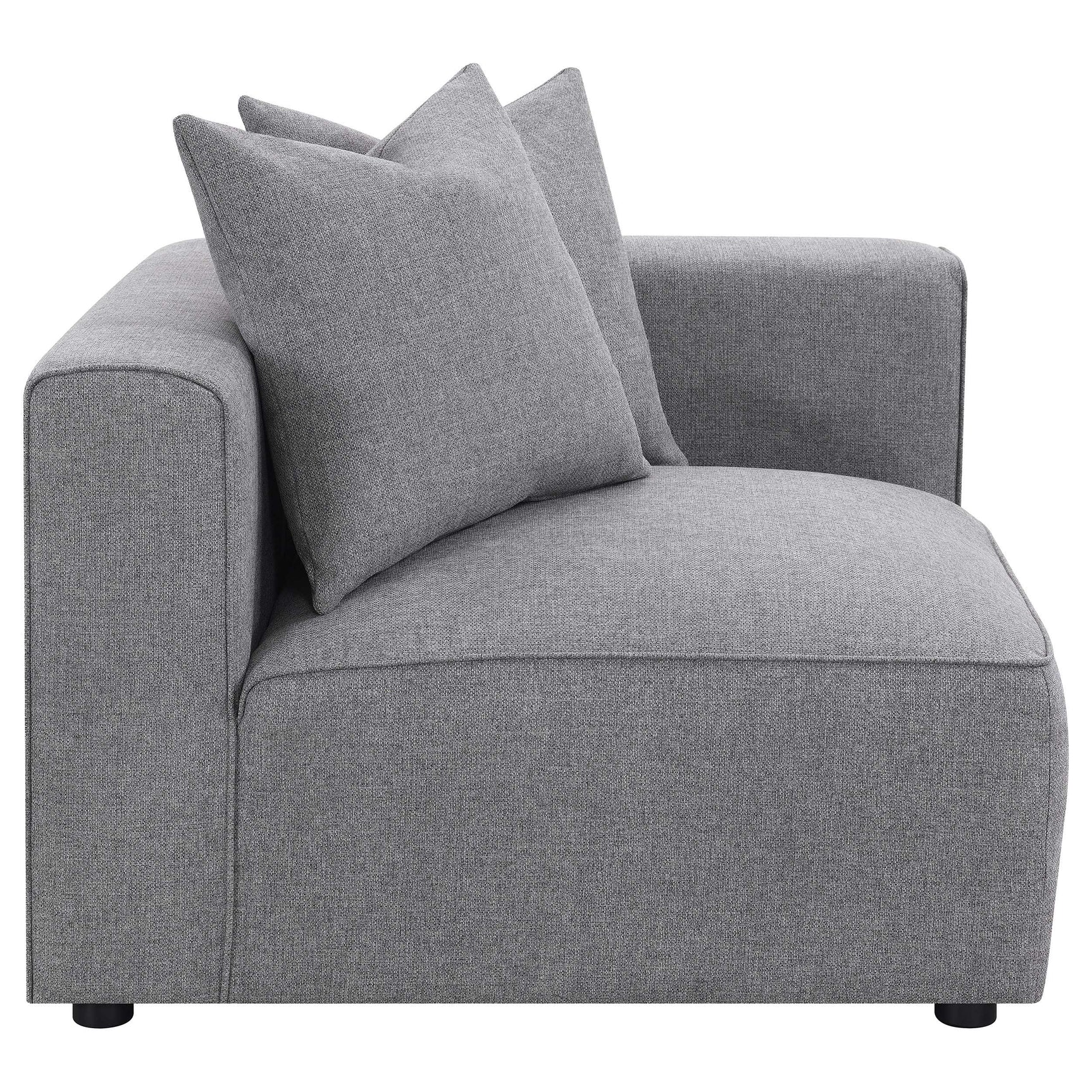 Jennifer 6-piece Upholstered Modular Sectional Grey - Tampa Furniture Outlet