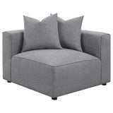 Jennifer 6-piece Upholstered Modular Sectional Grey - Tampa Furniture Outlet