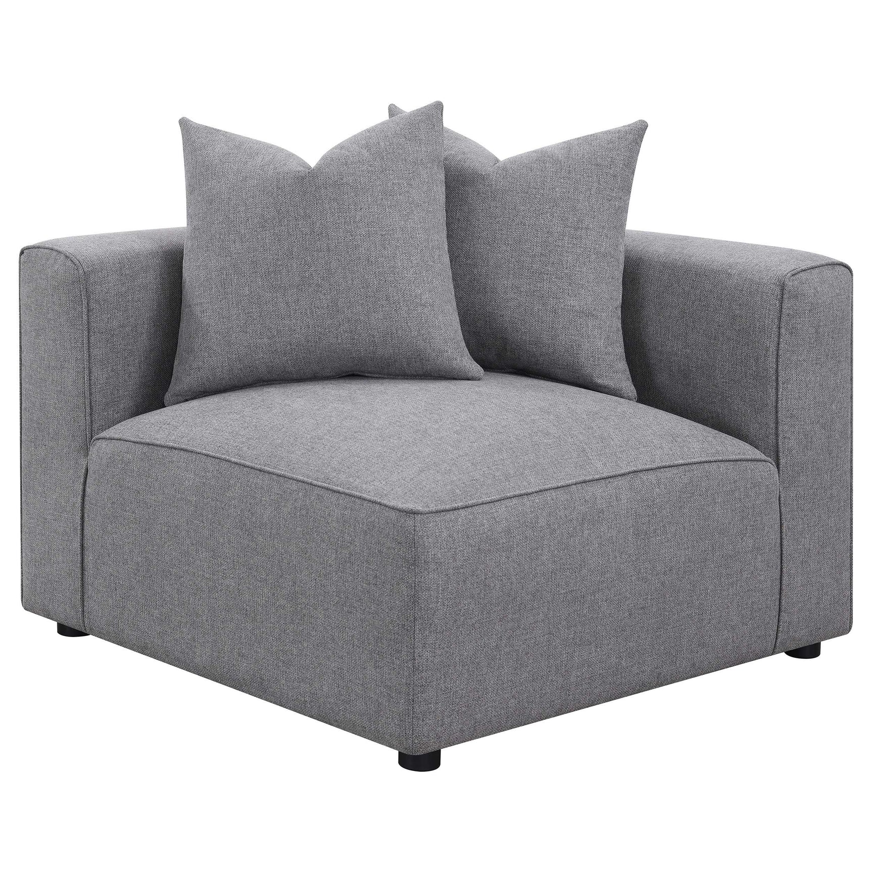 Jennifer 6-piece Upholstered Modular Sectional Grey - Tampa Furniture Outlet