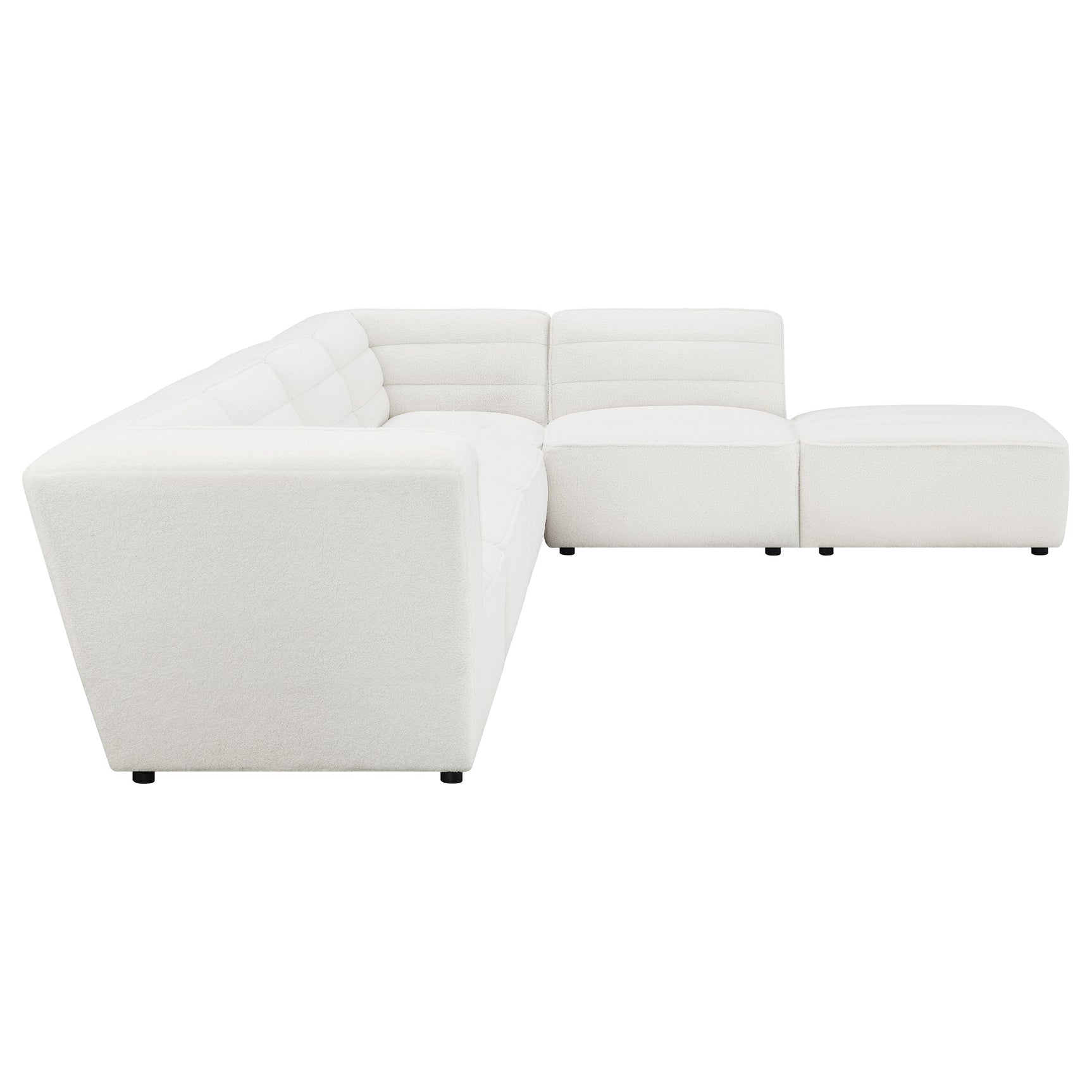 Sunny 6-piece Upholstered Modular Sectional Sofa Natural - Tampa Furniture Outlet