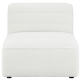 Sunny Upholstered Armless Chair Natural - Tampa Furniture Outlet