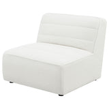 Sunny Upholstered Armless Chair Natural - Tampa Furniture Outlet