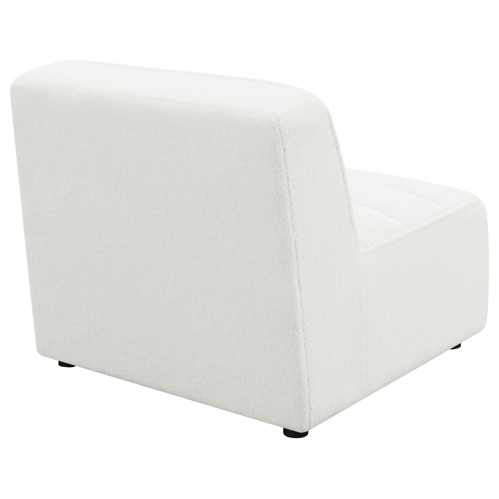 Sunny Upholstered Armless Chair Natural - Tampa Furniture Outlet