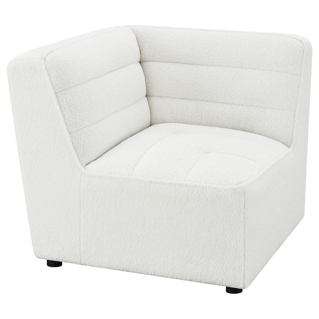 Tampa Furniture Outlet - Coaster - Sunny Upholstered Corner Chair Natural - 551622