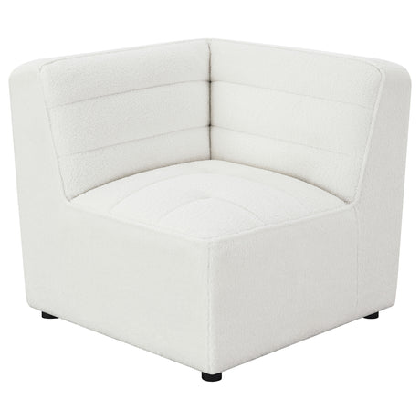 Sunny Upholstered Corner Chair Natural - Tampa Furniture Outlet