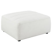 Tampa Furniture Outlet - Coaster - Sunny Square Upholstered Ottoman Natural - 551623