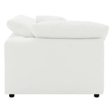 Raleigh Boucle Upholstered Corner Chair Ivory - Tampa Furniture Outlet