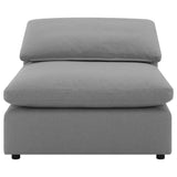 Raleigh 5-piece Boucle Upholstered Modular Sectional Grey - Tampa Furniture Outlet