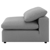 Raleigh 5-piece Boucle Upholstered Modular Sectional Grey - Tampa Furniture Outlet