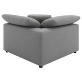 Raleigh 5-piece Boucle Upholstered Modular Sectional Grey - Tampa Furniture Outlet