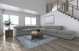 Tampa Furniture Outlet - Coaster - Raleigh 6-piece Boucle Upholstered Modular Sectional Grey - 551754-SET