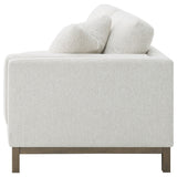 Geneva Boucle Upholstered Sectional Chaise Sofa Sand - Tampa Furniture Outlet