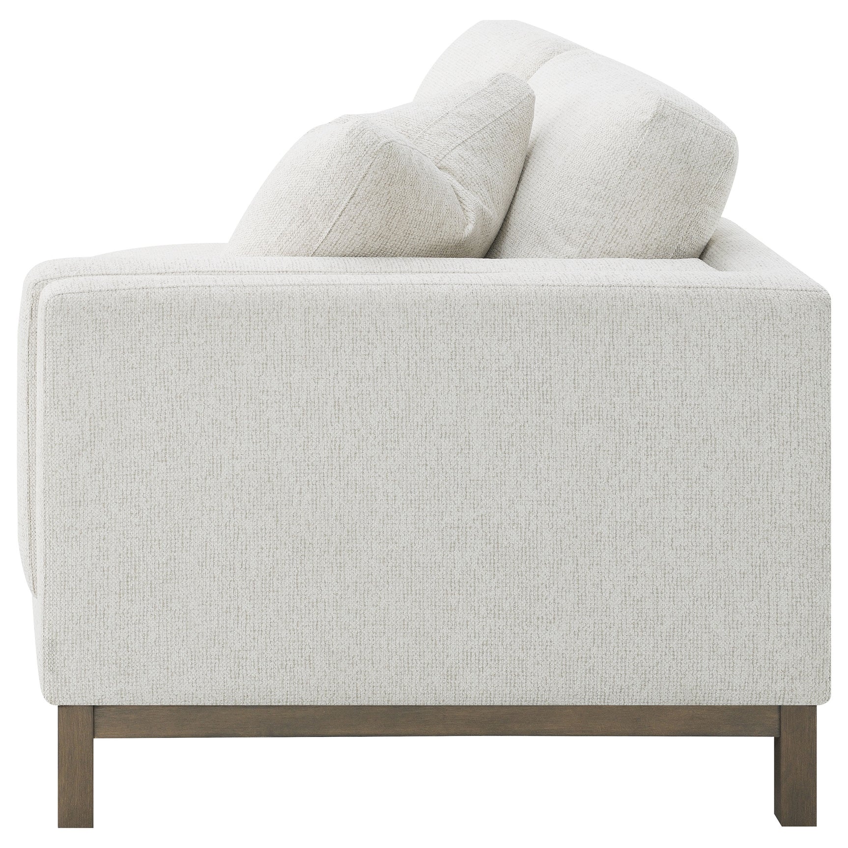 Geneva Boucle Upholstered Sectional Chaise Sofa Sand - Tampa Furniture Outlet